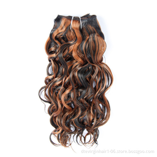 Wholesale Passion Twist Hair freetress Water Wave Crochet Braids Spring Passion Twist Curly Crochet Hair Braiding Synthetic Hair